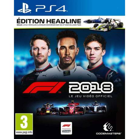 F1 2018 Headline Edition - PS4