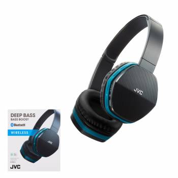 JVC Casque audio Bluetooth (HA-SBT5-A) - Noir / Bleu