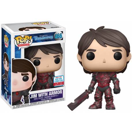 Trollhunters - Funko POP N° 466 - Jim with Armor (Exclusive)